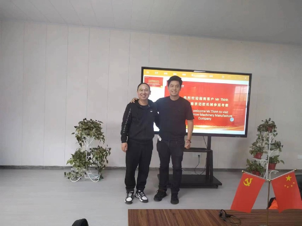 越南、印度客戶來我司參觀考察